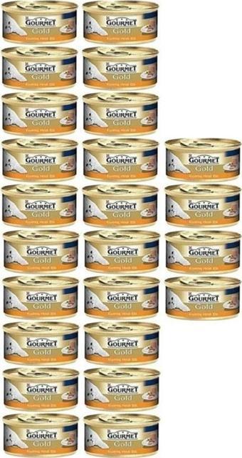 Gourmet Gold Kıyılmış Hindili Kedi Konservesi 24x85 gr