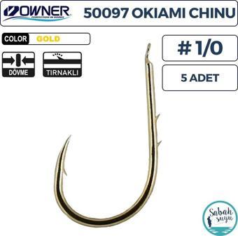 Owner 50097 Okiami Chinu İğne Sarı #1/0 (5 Adet)