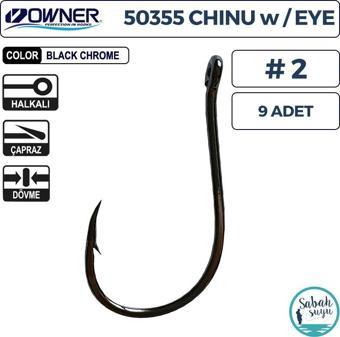 Owner 50355 Chinu Delikli İğne #2 (9 Adet) Siyah