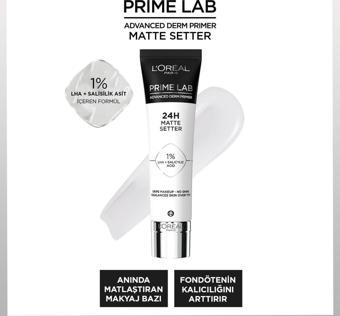 L'Oréal Paris Prime Lab Matte Setter Matlaştırıcı Makyaj Bazı