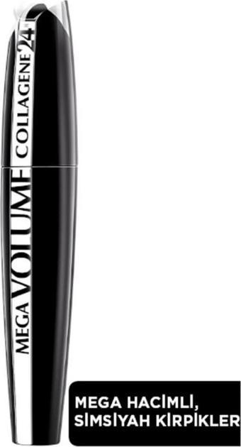 L'Oréal Paris Mega Volume Collagene 24H Siyah Maskara