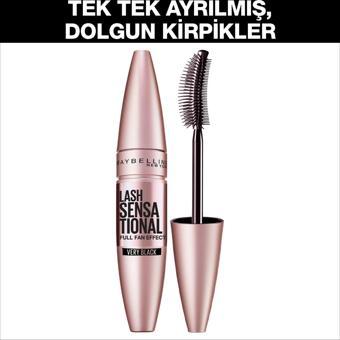 Maybelline New York Lash Sensational Yelpaze Etkili Siyah Maskara