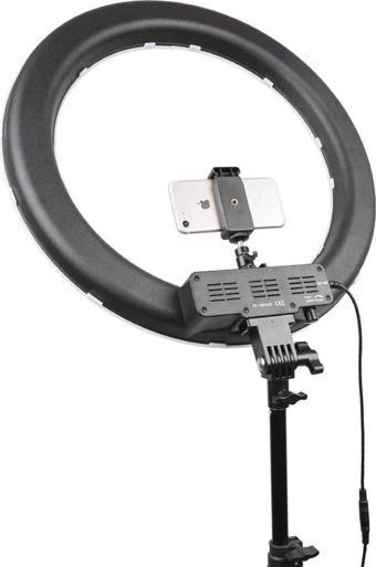 Newface RL-21 Selfie Işığı Tripodlu Kumandalı, Çantalı, 3 Telefon Tutuculu, Hassas Ayarlı Ring Light