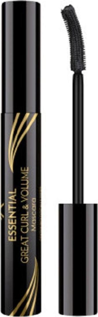 Golden Rose Kıvrım & Hacim Etkili Siyah Maskara - Essential Great Curl & Volume Mascara 8691190070618