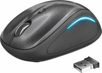 Trust 22333 YVI FX Led Işıklı Kablosuz Wireless Mouse - Siyah