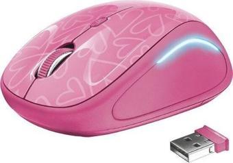 Trust 22336 Yvi Kablosuz Mouse - Pembe