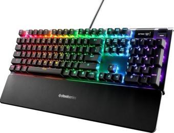 Steelseries Apex 5 Usb Kablolu RGB Işıklı Hibrit Blue Switch Mekanik Oyuncu Q Klavye