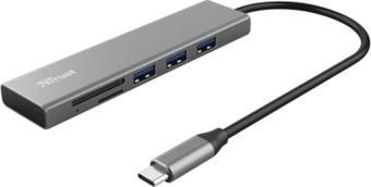 Trust 24191 Halyx Fast Usb-C Hub Card Reader