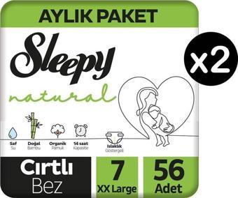 Sleepy Natural 7 Numara XX Large 112'li Bebek Bezi