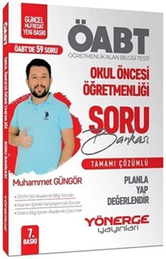 Yönerge Yayınları ÖABT Okul Öncesi Öğretmenliği Planla Yap Değerlendir Soru Bankası - Yönerge Yayınları