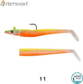 Remixon Snake Shad Silikon Yem 11cm 10gr (2+2 Adet) #11 Lemon Back