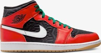 Nike Air Jordan 1 Mid SE Christmas DQ8417-006 Erkek Basketbol Ayakkabısı