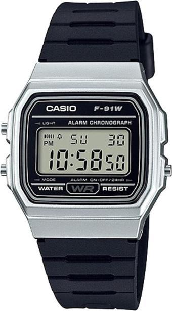 Casio Erkek Retro Kol Saati F-91WM-7ADF