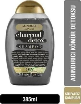 Ogx Şampuan Charcoal Detox Arındırıcı Sülfatsız 385 ml