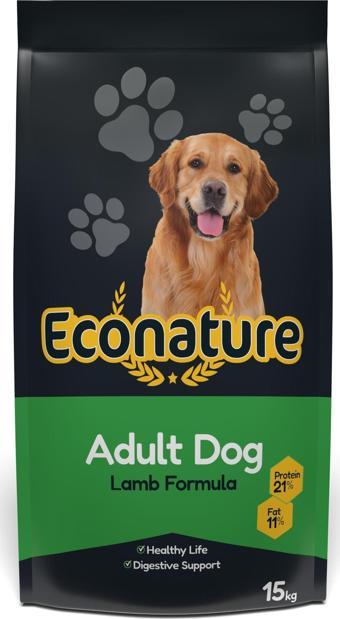 Econature Kuzulu Yetişkin Köpek Maması 15 Kg