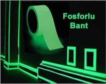 Hırdavat Karanlıkta Işık Veren Yansıyan 4 Metre Fosforlu Yeşil Şerit Bant 4 Metre