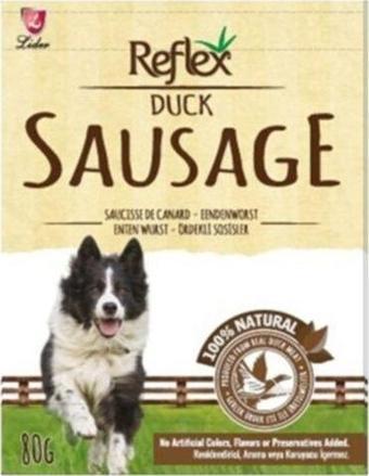 Reflex Sausage Ördekli Sosis Köpek Ödül Maması 80 Gr