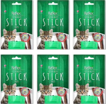 Reflex Stick Hindili Yavru Kedi Ödül Çubukları 15 Gr 6'Lı Set