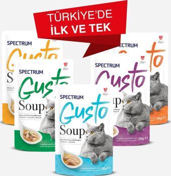 Spectrum Kediler Bu Çorba'Ya Çıldırıyor Vitamin Deposu 5 Farklı Çeşit 5 Adet