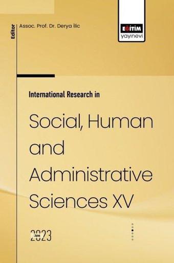 International Research in Social Human and Administrative Sciences - 15 - Kolektif  - Eğitim Yayınevi