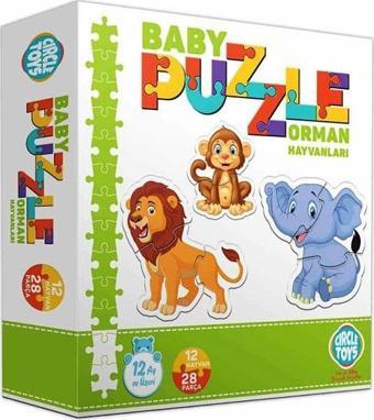 Circle Toys Baby Puzzle Orman Hayvanları 12 Hayvan 