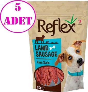 Reflex Köpek Ödülü Kuzu Sosis 80 Gr 5 Ad