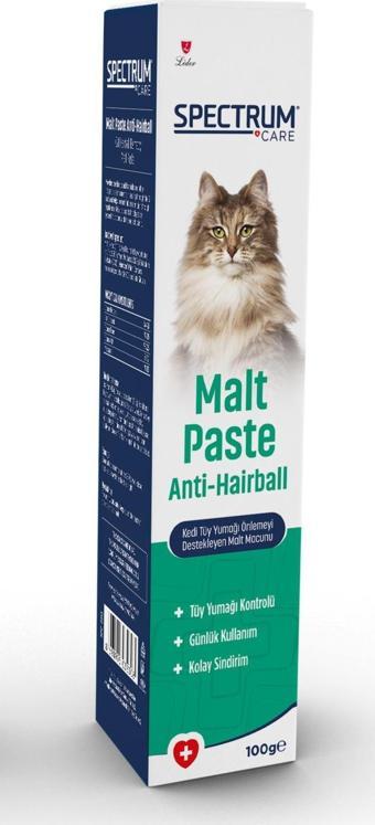 Spectrum Kedi Malt Paste Tüy Yumağı Kontrol Kedi Macunu 100 Gr