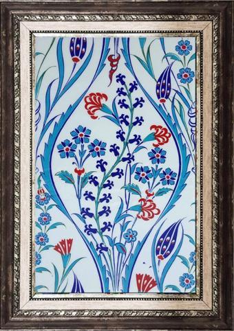 Armada Çini 25x40 Cm Sp 419 Mavi Beyaz Kütahya Iznik Çini Pano