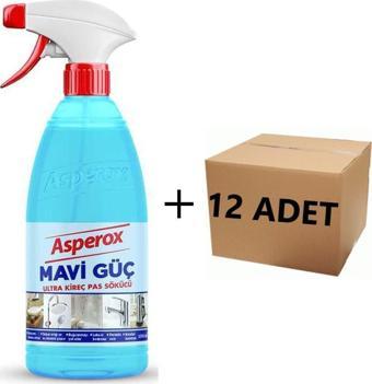 Asperox Mavi Güç Ultra Kireç Ve Pas Sökücü 12 Adet X1000 ml 