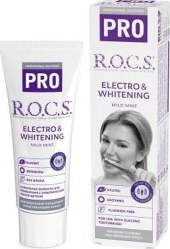 Rocs Pro Electro & Whitening Diş Macunu 60 ml.