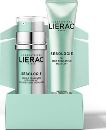 Lierac Sebologie Double Concentrate + Gel Set Akne Karşıtı İkili Set