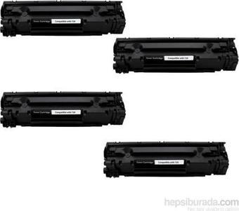 hementoner Canon İ Sensys Mf4780w Muadil Toner (CRG-728)  4 Lü Ekonomik Paket