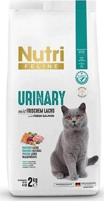 Nutri Feline Urinary Böbrek Sağlığı Destekleyici Somonlu Düşük Tahıllı Yetişkin Kedi Maması 2 Kg