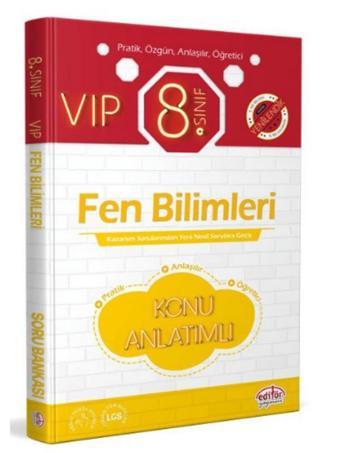 Editör 8. Sınıf Fen Bilimleri Konu Anlatımlı - Editör Yayınevi