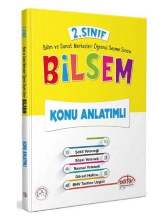 Editör Yayınları 2. Sınıf Bilsem Konu Kitabı - Editör