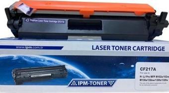 hementoner Hp CF217A-( 217A ) 1600 Sayfa Siyah Muadil Toner Çipli 1600 Pro M102A / M120W / Mfp M130A