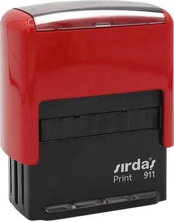 Sırdaş Standart Boş Kaşe Otomatik 15X40 Mm Kırmızı Keçeli 911