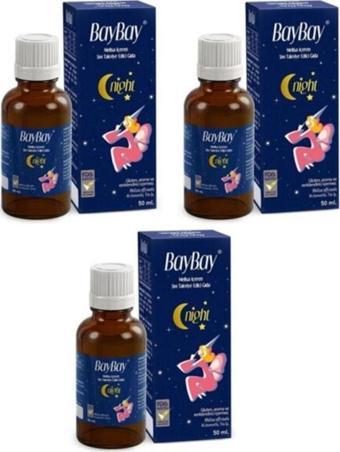 Baybay Night Damla 50 ml 3'lü Paket