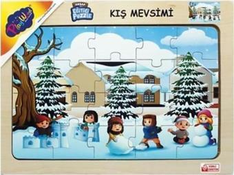 Playwood Ahşap Eğitici Puzzle Kış Mevsimi ONY112