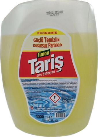 TARİŞ SIVI BULAŞIK DETERJANI 4 LT LİMONLU