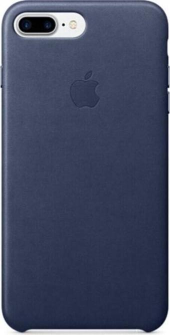 Daytona Apple iPhone 7/8 Plus Deri Kılıf-Midnight Blue