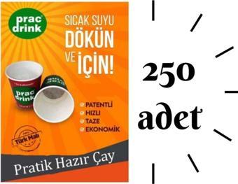 Prac Drink Karton Bardakta Pratik Çay 250'li