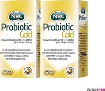 NBL Probiotic Gold 20 Saşe 2'li