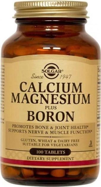 Solgar Calcium Magnesium Plus Boron 100 Tablet