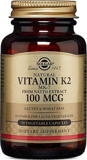 Solgar Vitamin K2 100 Mcgr 50 Kapsül