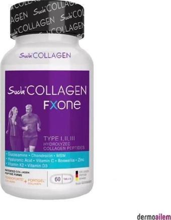 Suda Collagen FXONE Type I, II, III Collagen 60 Tablet