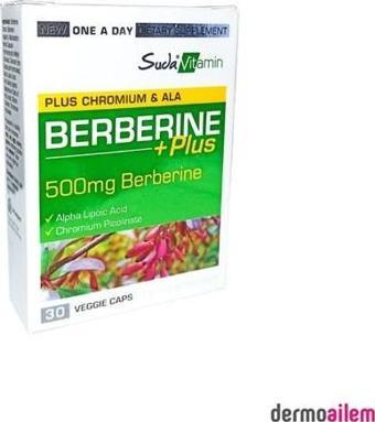 Suda Vitamin Berberine Plus 30 Kapsül