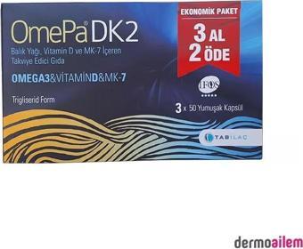 OmePa DK2 3x50 Yumuşak Kapsül