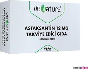 VeNatura Astaksantin Takviye Edici Gıda 30 Yumuşak Kapsül