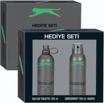 Slazenger Edt Erkek Parfüm 125ml + Deo active sport set yeşil